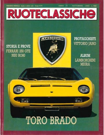 1990 RUOTECLASSICHE MAGAZINE 32 ITALIAANS, Ophalen of Verzenden