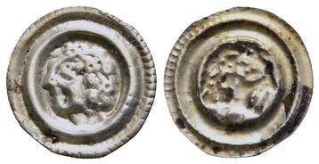 Hongarije. Bela III. Brakteat ND / 1172-1196. (Zonder