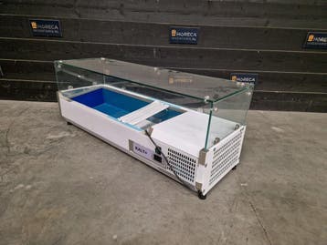 Opzetkoelvitrine | Tefcold | glas | 120 cm | 230V | horeca, Nieuw zonder verpakking, Bakkerij en Slagerij