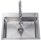 Lendo Online Évier Inox Argent 59×44 Robinet Extractible, Maison & Meubles