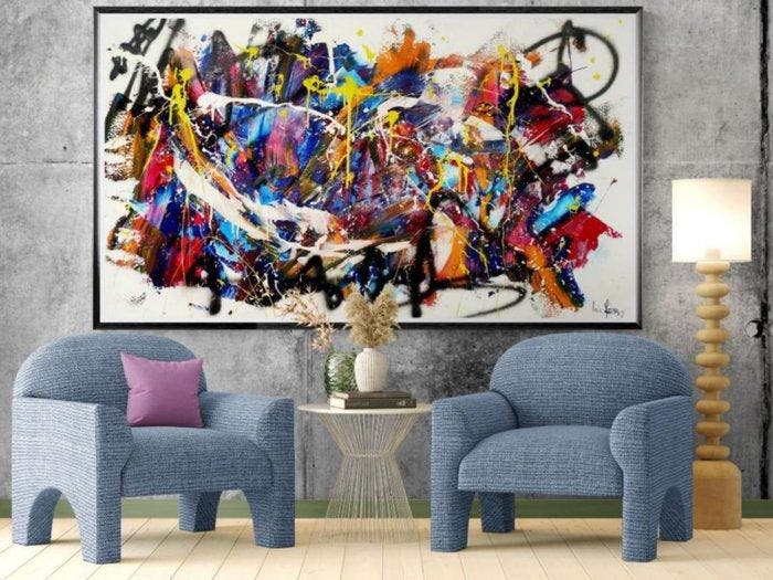 Luc Mora - Peace, not war - XXL, Antiquités & Art, Art | Objets design