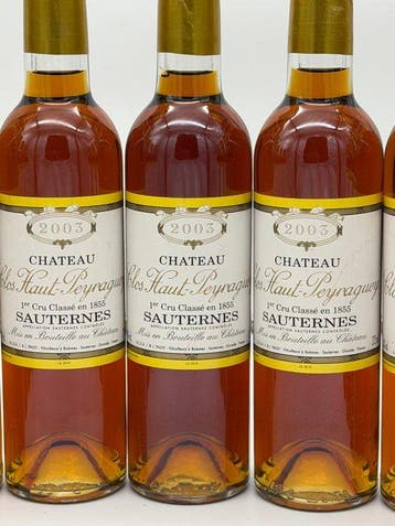2003 Chateau Clos Haut-Peyraguey - Sauternes 1er Cru - 12