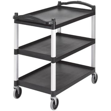 Serveerwagen | KD | Aluminium/Kunststof | 3 Niveaus |, Verzenden, Nieuw in verpakking