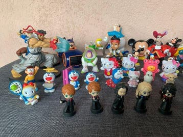 75 minifigures statuette Tin Tin , Disney, Barbapapa’, Harry