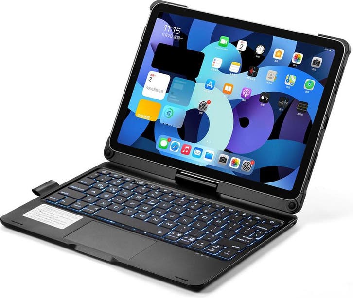 CaseBoutique Bluetooth Keyboard Case met Muis Trackpad en, Computers en Software, Muizen, Zo goed als nieuw, Verzenden