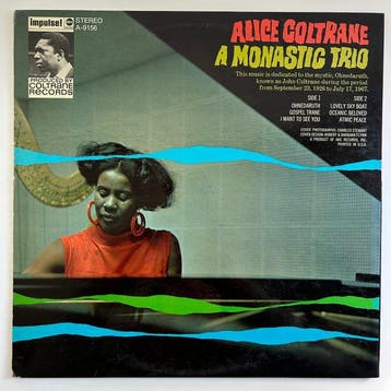 Alice Coltrane - A Monastic Trio (1st French!) - Enkele