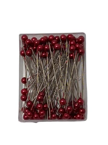 Parelspelden DV613 48 Donkerrood 6 mm doosje ca. 100 stuks, Nieuw