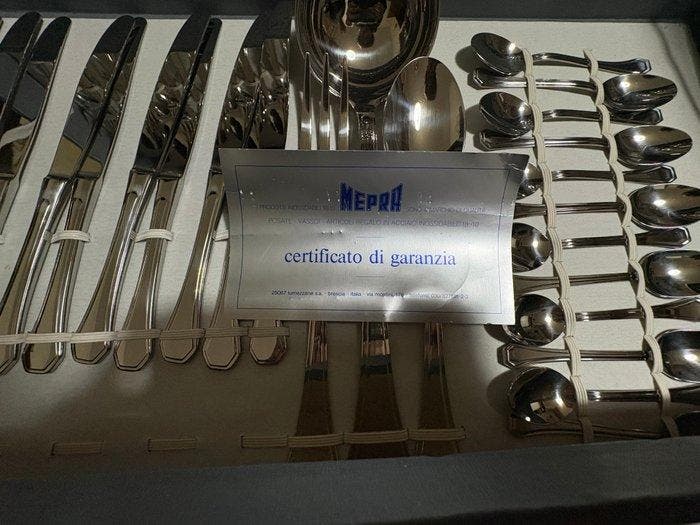 Mepra - Bestekset (72) - Staal, Antiek en Kunst, Antiek | Meubels | Tafels