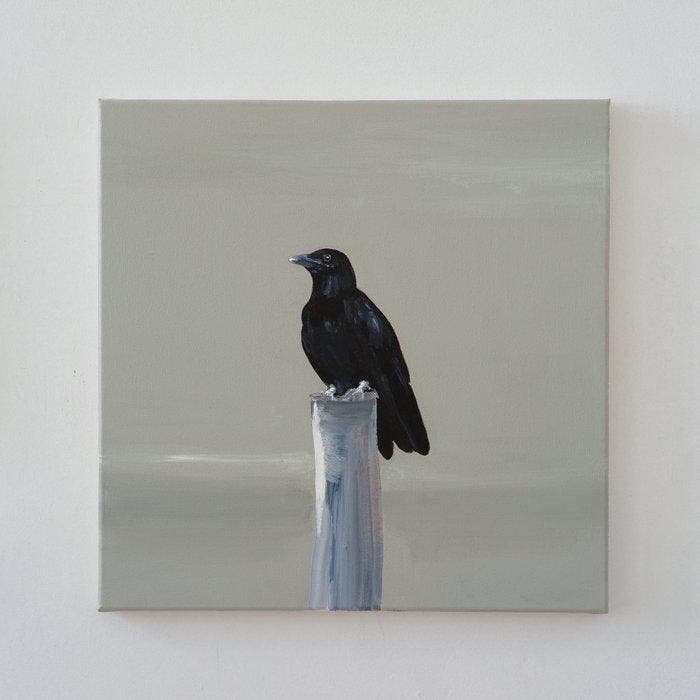 Matthieu van Riel - Kraai, Antiquités & Art, Art | Peinture | Moderne