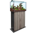 Aquatank 82x40x50cm aquarium + meubel gray oak, Ophalen of Verzenden, Nieuw, Leeg aquarium