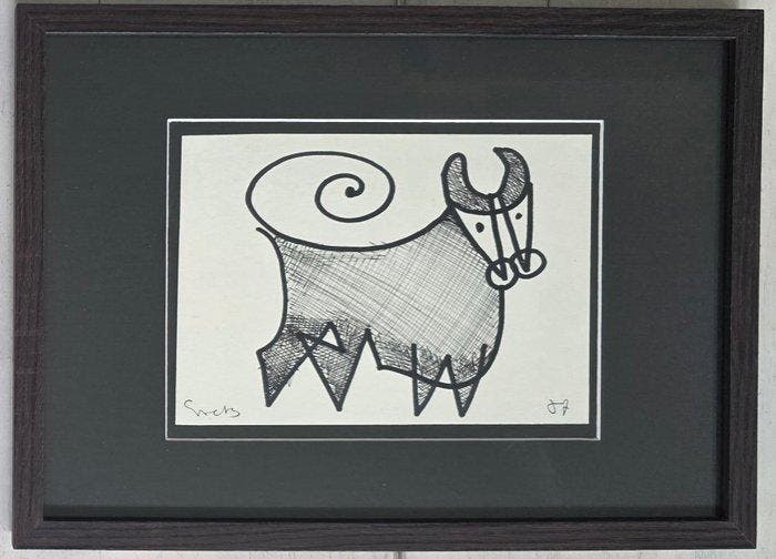 Siep Van Den Berg (1913-1998) - Stier, Antiek en Kunst, Kunst | Designobjecten