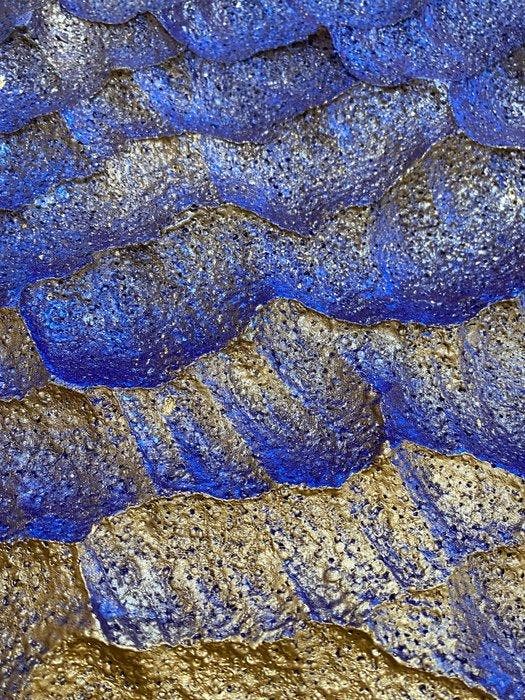 Tetiana Zaitseva - Painting 3D sculpture XL Beach no 221, Antiquités & Art, Art | Peinture | Moderne