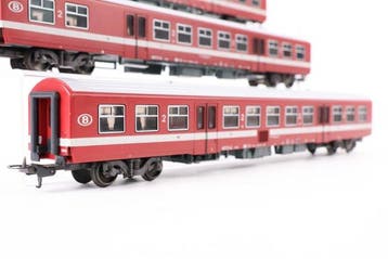Lima H0 - Modeltrein personenwagen (4) - Vier M4 rijtuigen