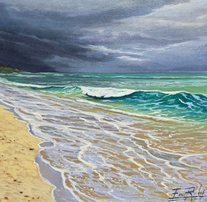 Enric Rubió (1964) - Costa tropical, Antiquités & Art, Art | Peinture | Moderne