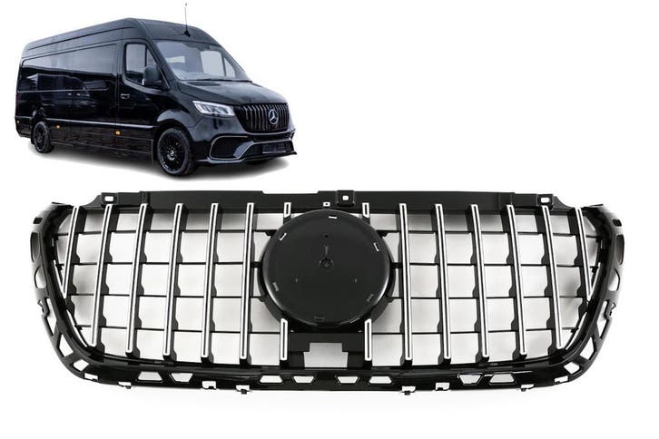 Grill | geschikt voor Mercedes-Benz | Sprinter 2018+ 4d bus, Auto-onderdelen, Carrosserie, Nieuw, Mercedes-Benz, Verzenden