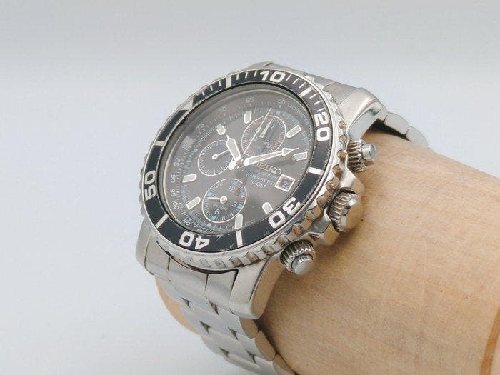 Seiko - Chronograph - Zonder minimumprijs - 7T62-0CV0 -, Handtassen en Accessoires, Horloges | Antiek