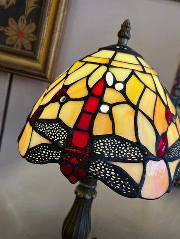 Lampe de table buffet - Vitrail