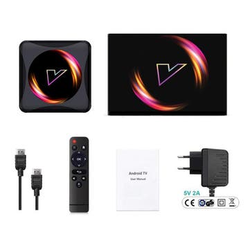 Z5 TV Box Mediaspeler Android 10.0 Kodi - 4K - 4GB RAM -, Verzenden, Nieuw