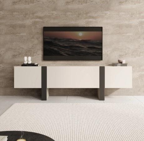 TM TV-Meubel beige 200x41x58 cm, Auto diversen, Autogereedschap, Verzenden