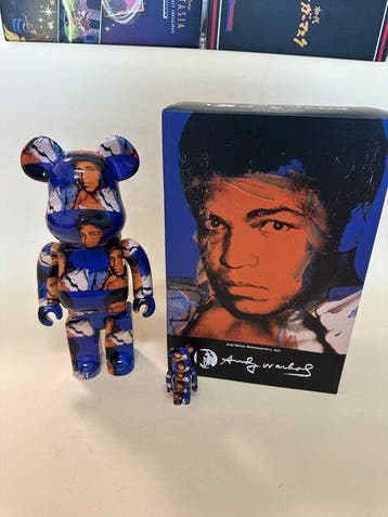 Medicom Toy - Be@rbrick 400% & 100% Andy Warhols Muhammad