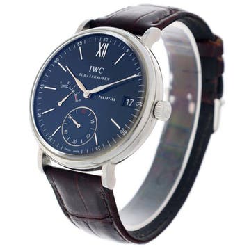 IWC - Portofino Hand-Wound - IW510106 - Heren - 2000-2010, Handtassen en Accessoires, Horloges | Heren, Nieuw
