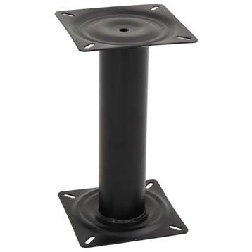 vidaXL Bootstoelpoot 33 cm staal zwart, Verzenden