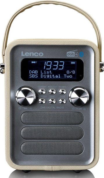 Lenco Radio met oplaadbare Batterij - Draagbare DAB Radio -, Verzenden