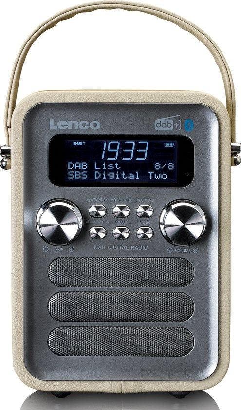 Lenco Radio met oplaadbare Batterij - Draagbare DAB Radio -, Maison & Meubles, Accessoires pour la Maison | Autre, Envoi