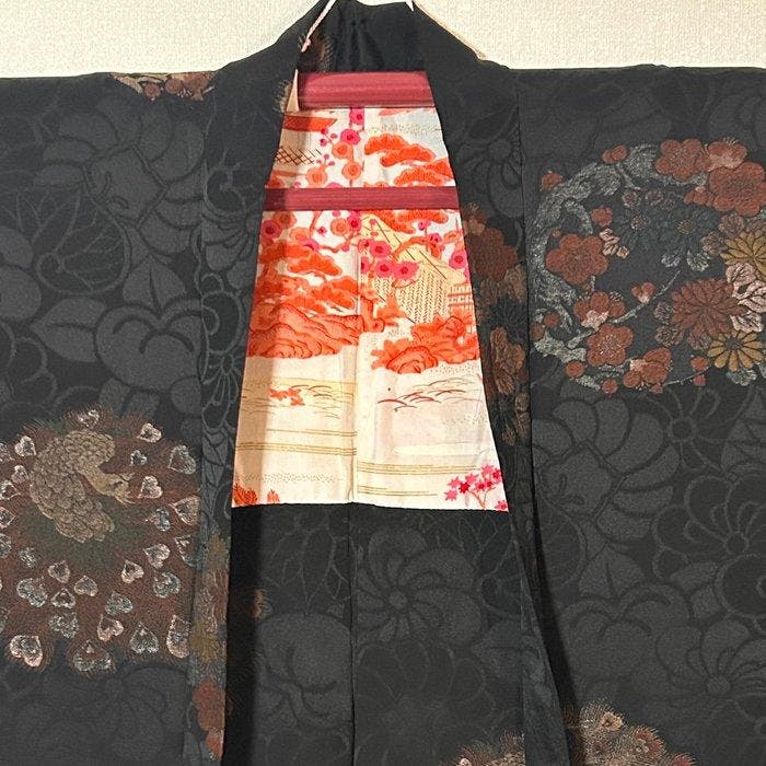 Premium Japans zuivere zijde Haori – Juk-ori-weefsel,, Antiquités & Art, Antiquités | Autres Antiquités