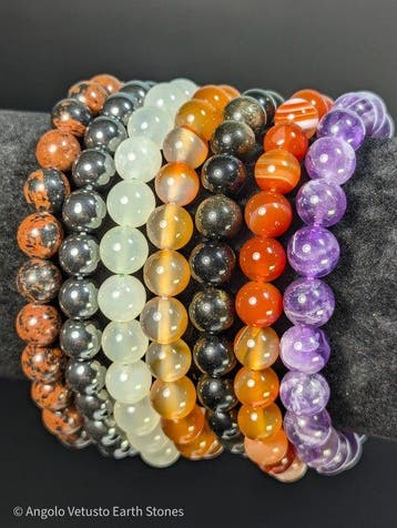 Natuurlijke hoogwaardige edelsteenarmbandencollectie – Set