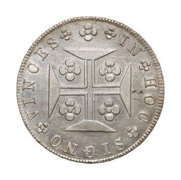 Portugal. D. Maria II (1834-1853). Cruzado Novo (480 Reis)