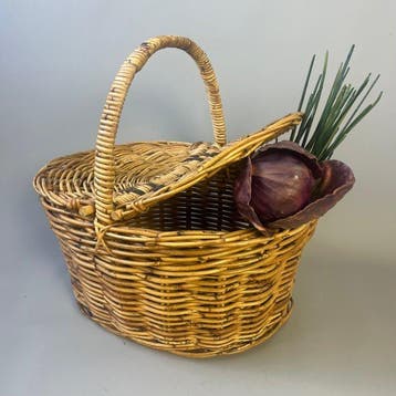 Picknickmand - Vintage - Large Picnick or Market wicker