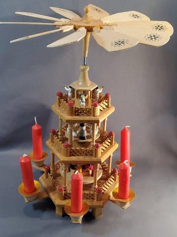 Décoration de Noël (2) - Bois - Pyramide de Noël et, Diversen, Nieuw