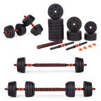 Dumbbell set 40kg | Verstelbaar | Premium | OP=OP, Sport en Fitness, Kunststof, Krachtstation, Ophalen of Verzenden, Armen