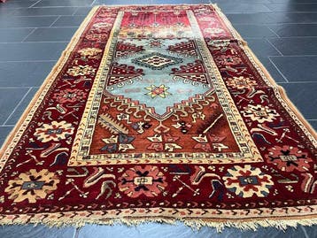 Tetex Kazak Motiv - Tapijt - 225 cm - 120 cm, Nieuw