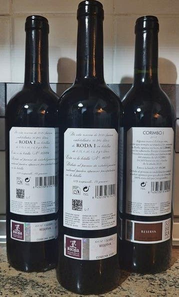 2018 Bodegas Roda, Corimbo l & 2020 Roda l x2 - Rioja