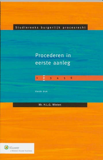 Procederen in eerste aanleg 2 / Studiereeks burgerlijk, Verzenden, Gelezen, H.L.G. Wieten