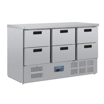 Koelwerkbank | 368L | 6 Laden (1/1 GN) | +2°C/+5°C |, Verzenden, Nieuw in verpakking