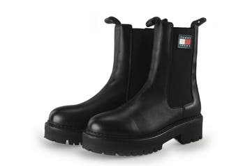 Tommy Jeans Chelsea boots in maat 37 Zwart, Verzenden, Zwart, Overige typen, Zo goed als nieuw