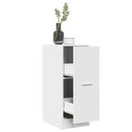 vidaXL Apothekerskast Wit 30x41x77,5 cm Bewerkt Hout, Verzenden, Nieuw
