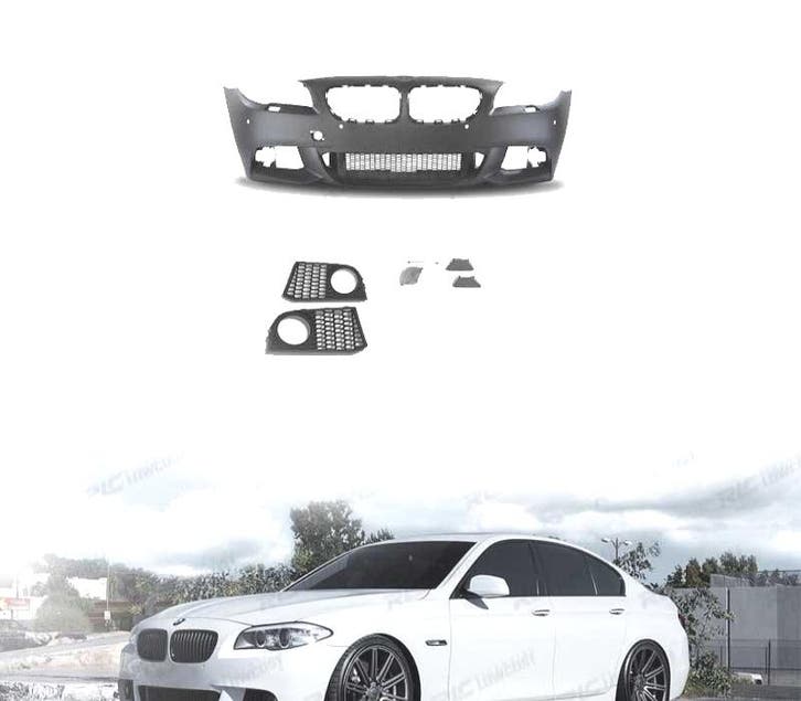 PARE CHOCS FRONTAL BMW F10 F11 LOOK M 10-13 PDC, Autos : Pièces & Accessoires, Carrosserie & Tôlerie, Envoi