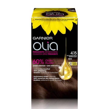 Garnier Olia haarkleuring - 4.15 Ijs-Kastanje Bruin, Verzenden
