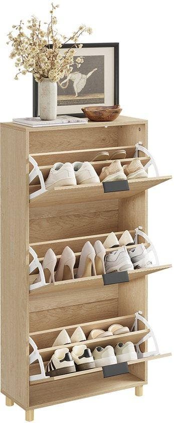 2dekans | SoBuy Schoenkast - Ladekast - Smal design - 3, Huis en Inrichting, Kasten | Kleerkasten, Ophalen of Verzenden, Nieuw