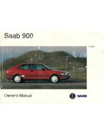1995 SAAB 900 INSTRUCTIEBOEKJE ENGELS