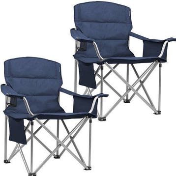 2dekans | TRVLMORE Campingstoelen - Opvouwbaar - 2 Stuks -, Caravanes & Camping, Accessoires de camping, Ophalen of Verzenden