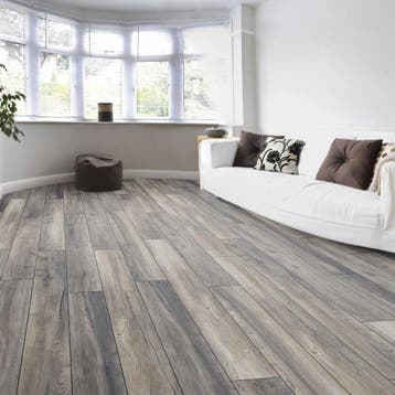Proefstaal - ELITE Eiken Grijs V4 xl 8mm / Breed Laminaat /, Ophalen of Verzenden, Nieuw