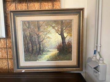 F. de Beule (XX) - Flemish Woodland Landscape