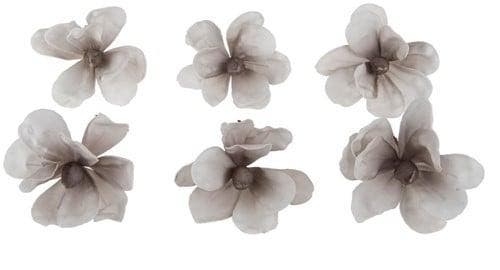 Anemoon Foambloem Grey White 6 cm pak 6 stuks, Hobby & Loisirs créatifs, Bricolage