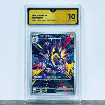 Pokémon Graded card - Toxtricity 134 - 30th Anniversary –