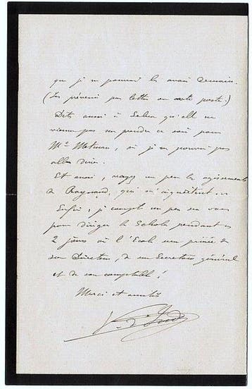 Vincent DIndy (1851-1931, French Composer) - AUTOGRAPH